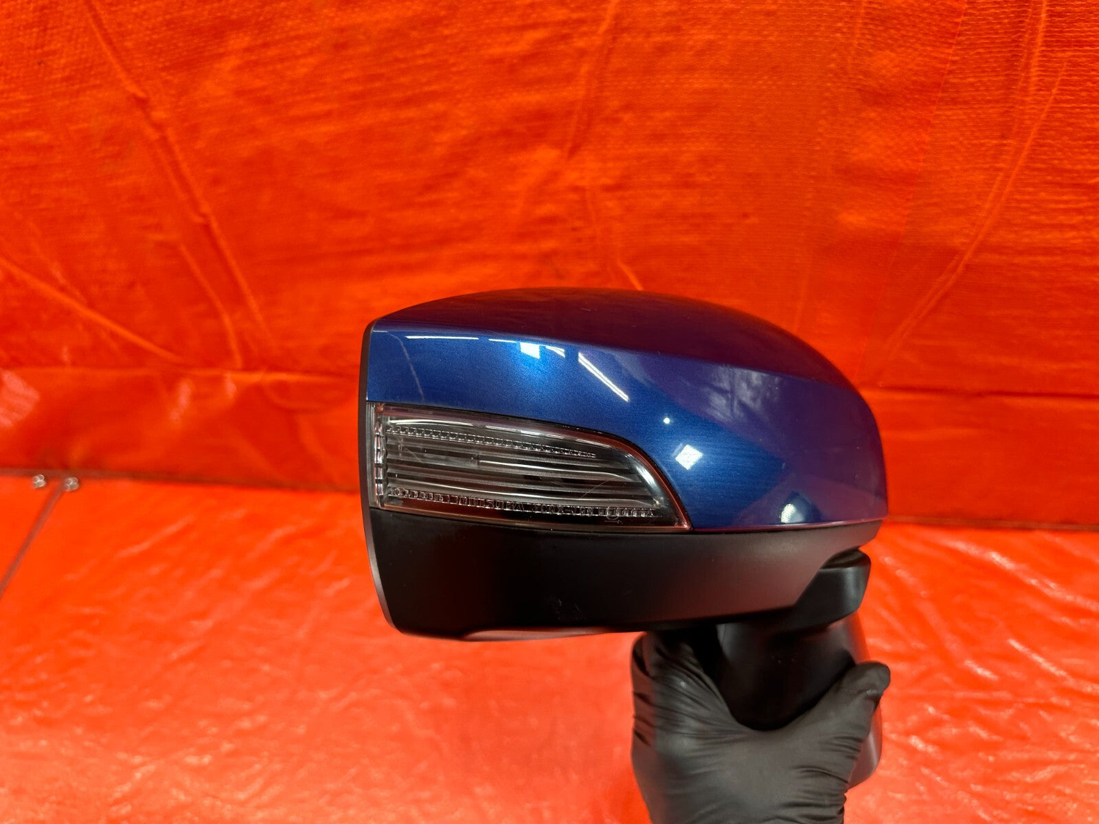 15 21 SUBARU WRX & STI   RIGHT SIDE VIEW MIRROR   7 WIRE   BLUE   OEM #1826