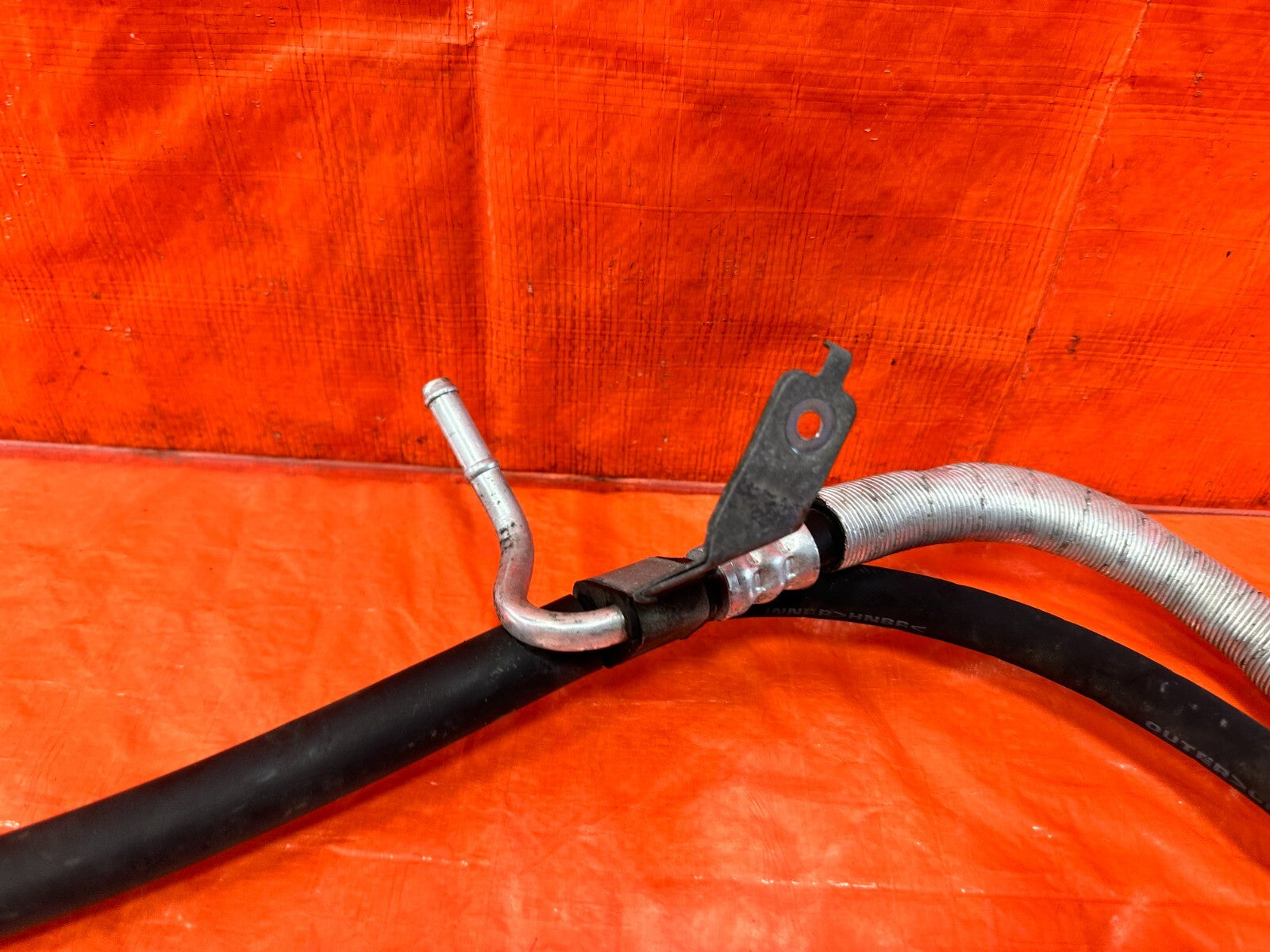 08 14 SUBARU IMPREZA WRX STI   EJ257 HIGH PRESSURE POWER STEERING HOSE LINE PIPE11