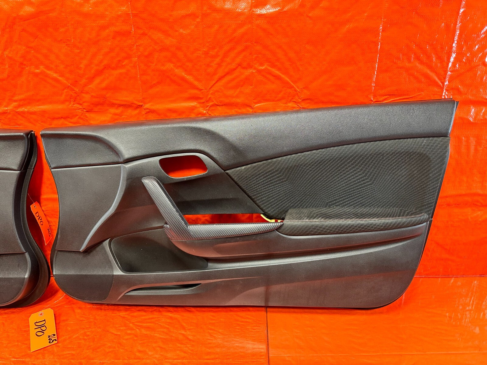 2013 13 HONDA CIVIC SI 2D COUPE   LEFT AND RIGHT DOOR PANELS DOOR PANEL SET #2655