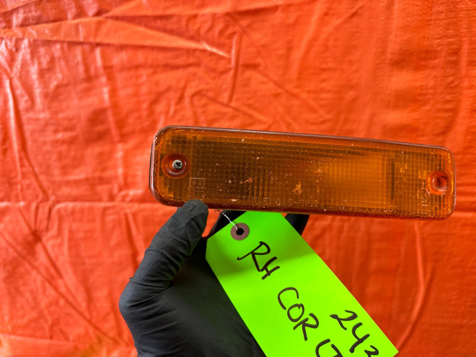 88 89 HONDA CRX   PASSENGER RIGHT BUMPER LIGHT LAMP   OEM FACTORY #2434