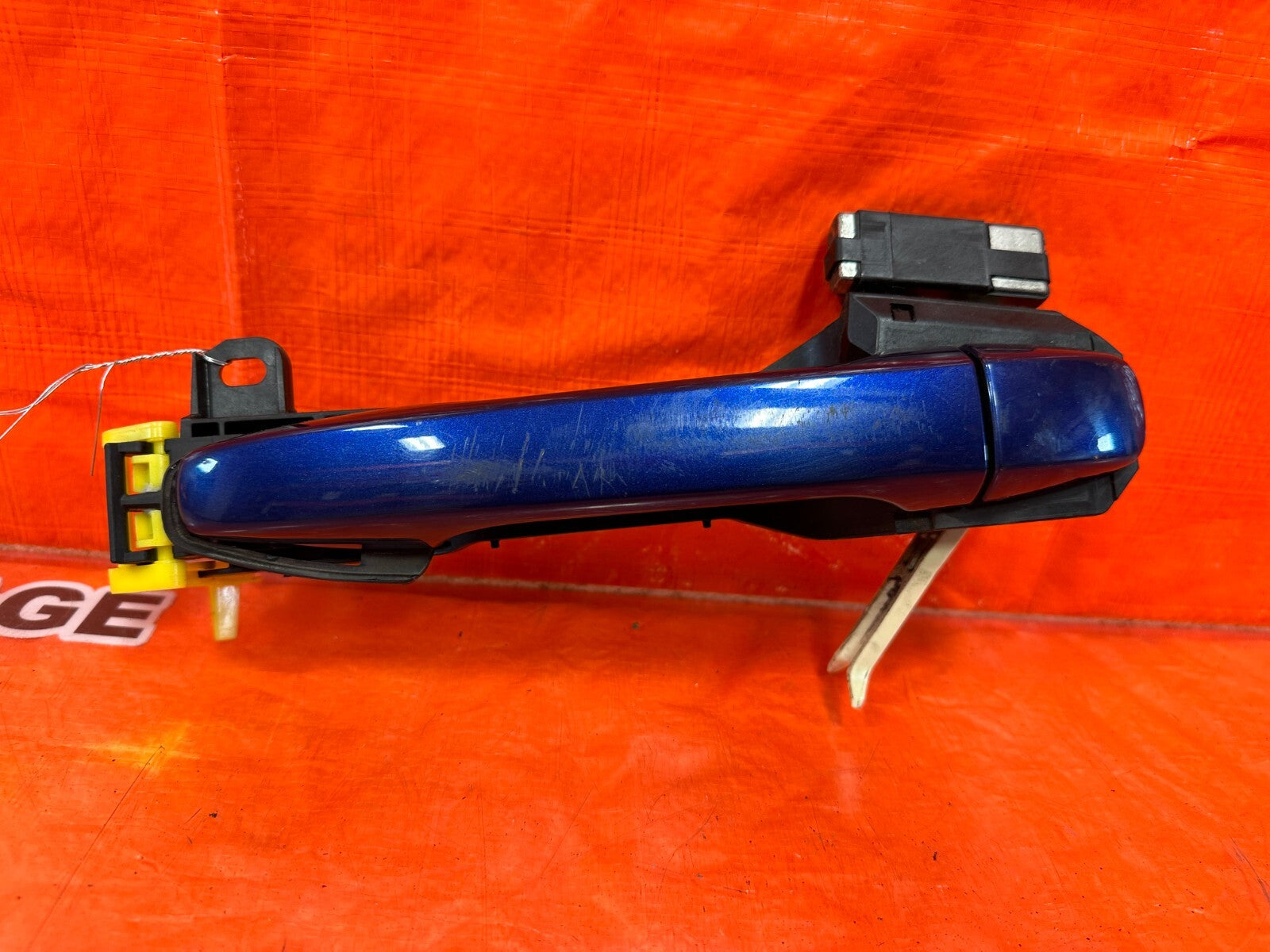 15 21 SUBARU WRX STI DRIVER LEFT REAR EXTERIOR DOOR HANDLE BLUE OEM #1826