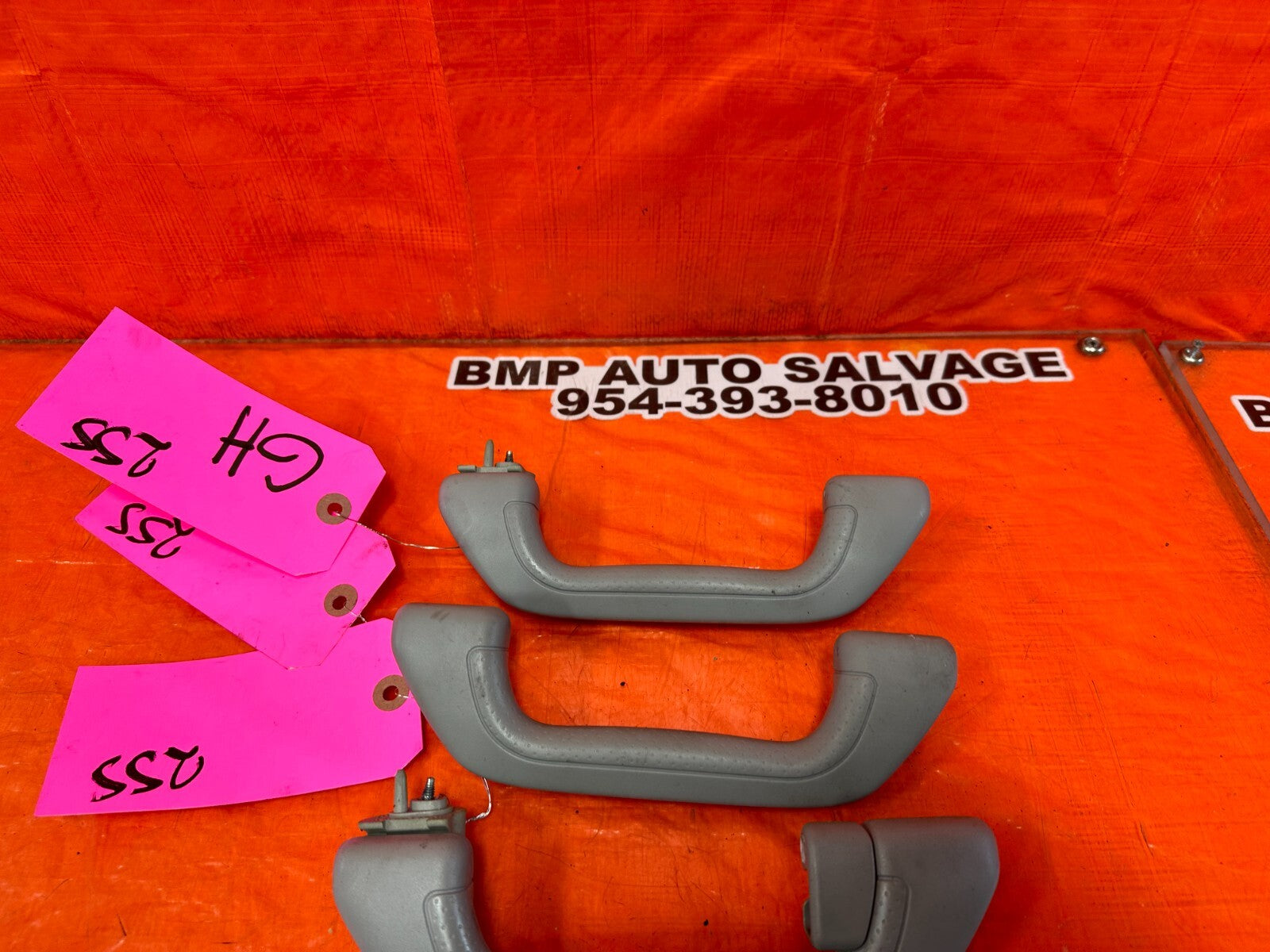04 08 ACURA TSX   INTERIOR HEADLINER GRAB HANDLE SET   LEFT & RIGHT   OEM #2556