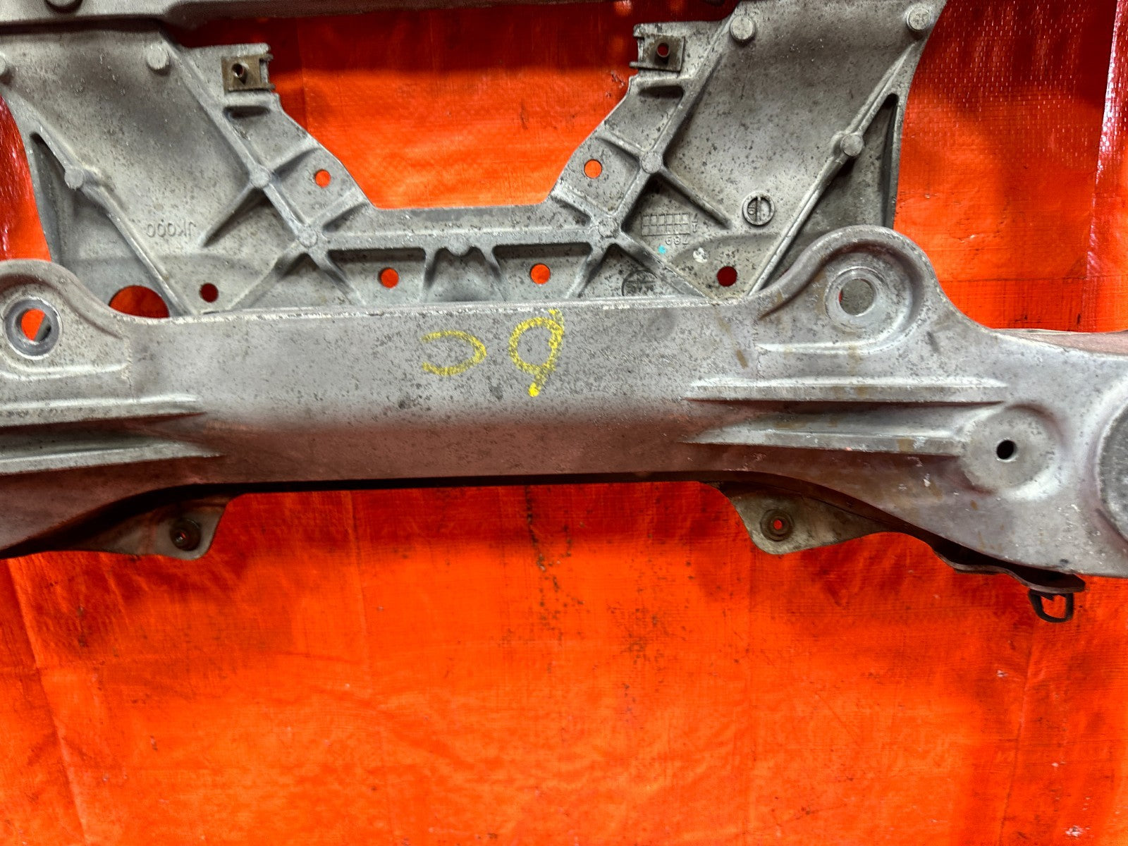 08 15 INFINITI G37 COUPE & CONVERTIBLE FRONT SUBFRAME CROSSMEMBER K FRAME   3286
