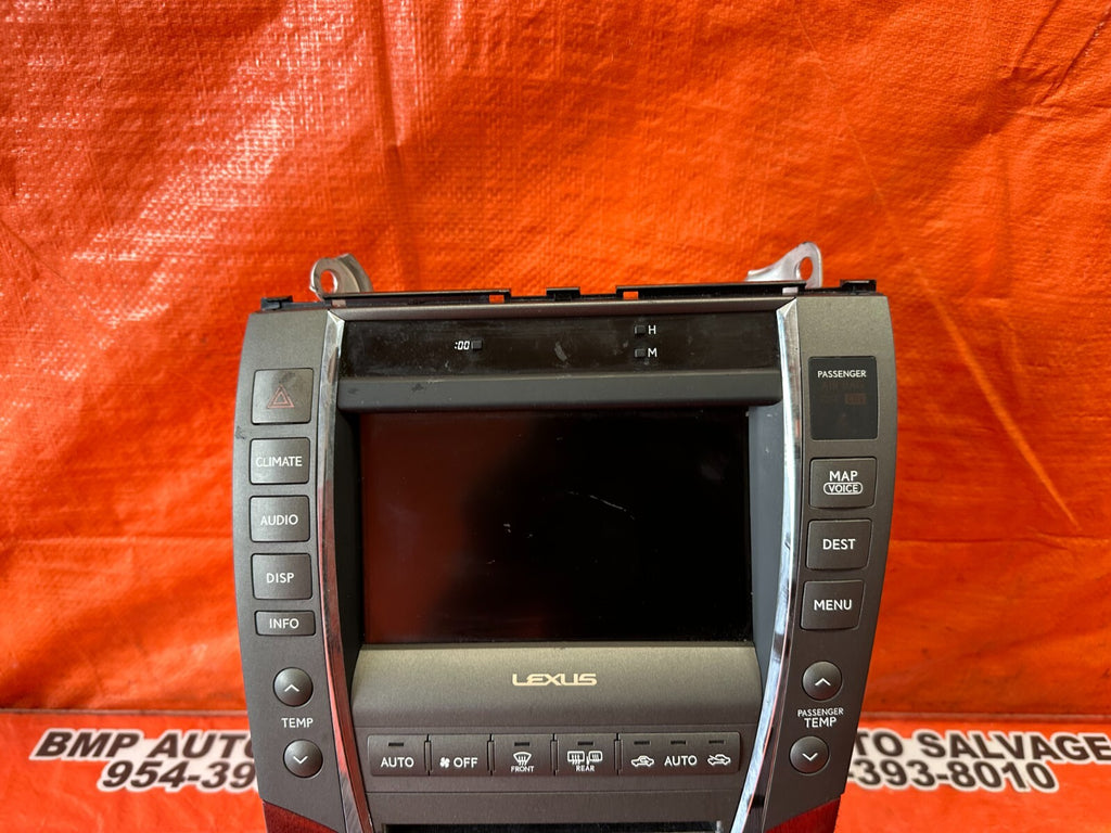 08 09 LEXUS ES350   AM FM RADIO STEREO NAVIGATION GPS INFO DISPLAY   OEM #2445
