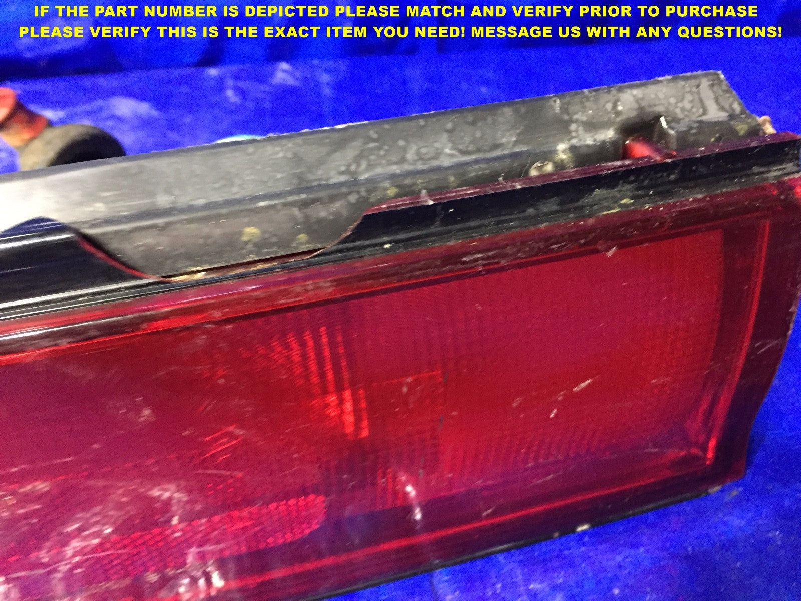 OEM 1993 1994 INFINITI J30 DRIVER LEFT TAIL LIGHT HAS DAMAGE LOOK AT PICTURES2