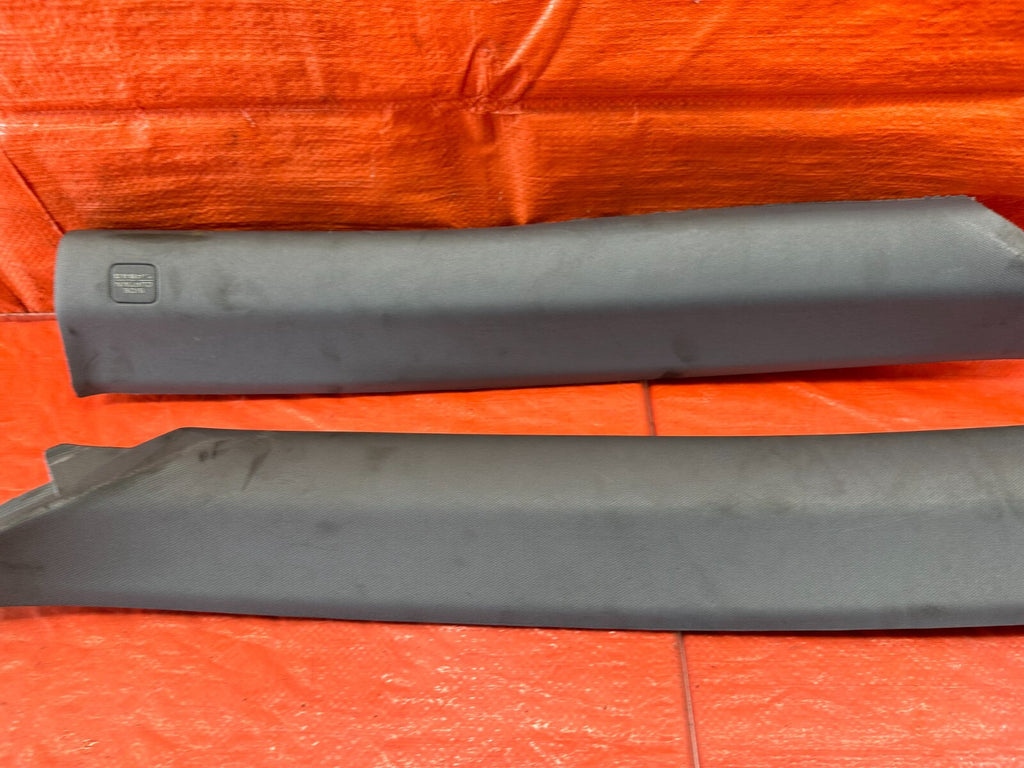 04 08 ACURA TL   LEFT AND RIGHT INTERIOR A PILLARS   MOONLAKE GRAY COLOR OEM 2345