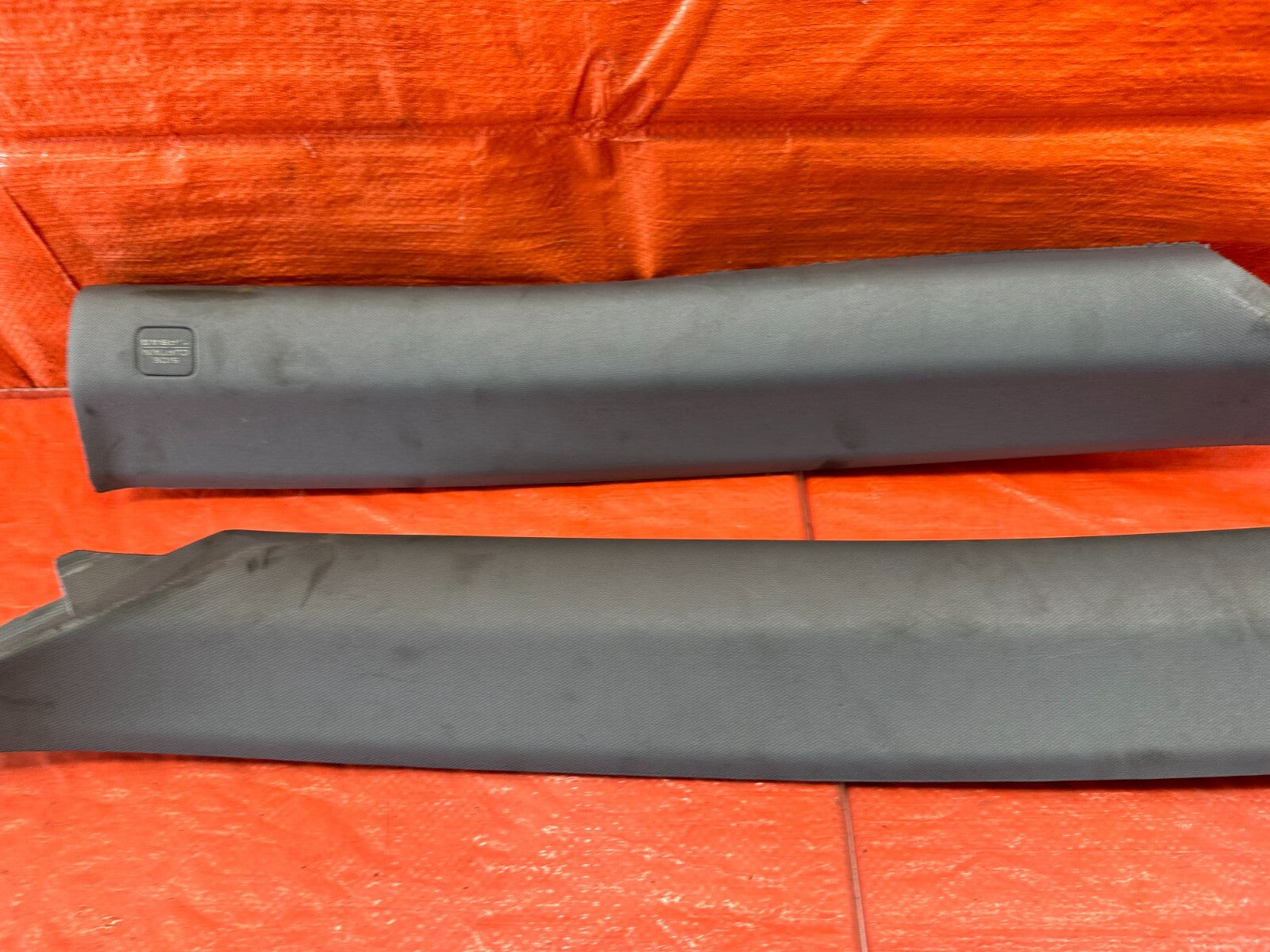 04 08 ACURA TL   LEFT AND RIGHT INTERIOR A PILLARS   MOONLAKE GRAY COLOR OEM 2345
