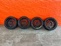 08 15 LANCER EVOLUTION X EVO 10   ROTA SVN WHEELS RIMS W/ TIRES   18x10 & 18x80