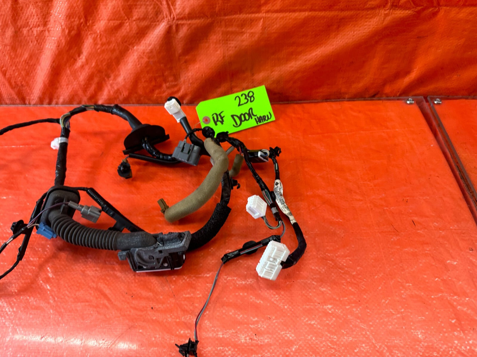 2012 12 INFINITI G37 SEDAN   RIGHT FRONT DOOR WIRING HARNESS WIRE LOOM OEM 2382