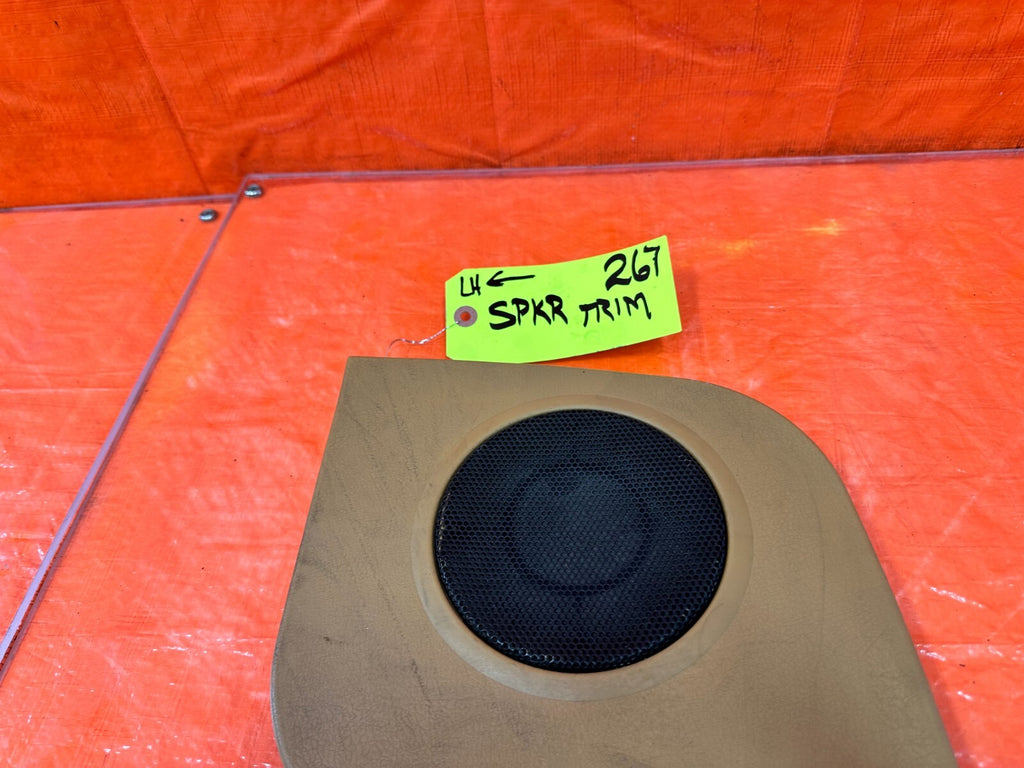 90 97 MAZDA MX 5 MIATA   DRIVER LEFT DOOR PANEL SPEAKER TRIM   OEM #2676