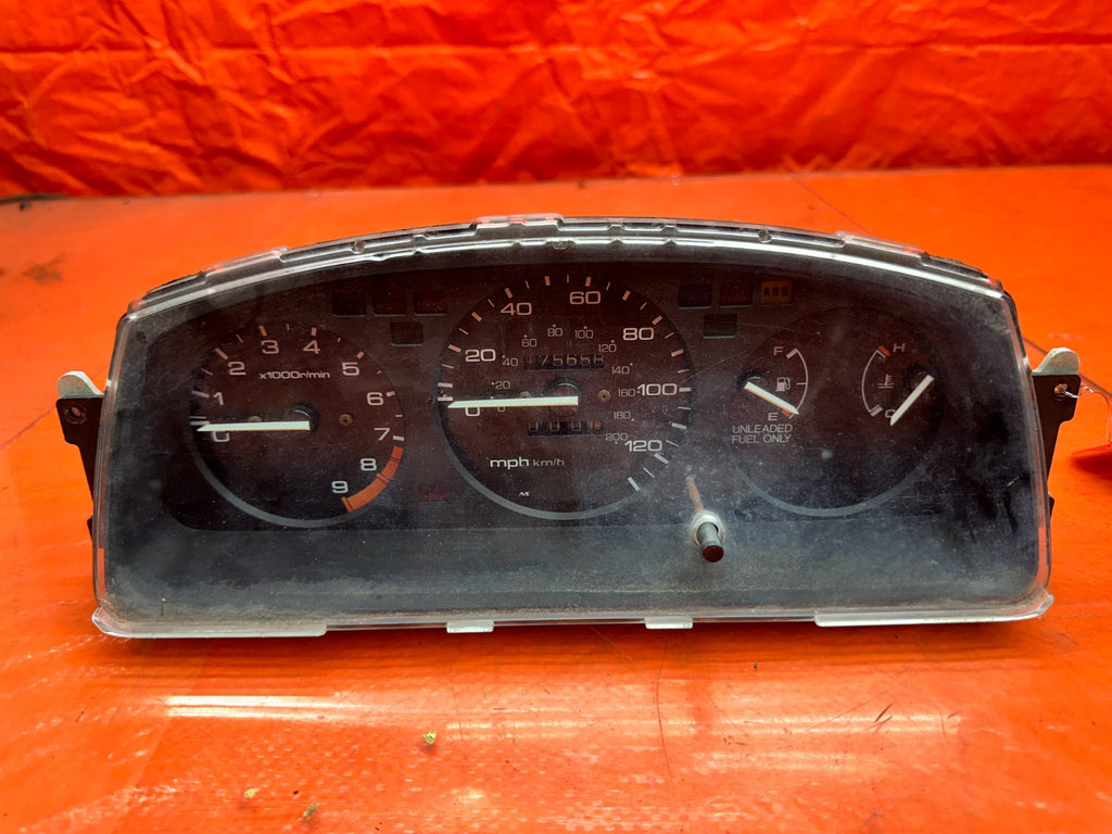 92 95 HONDA CIVIC EX 1.6L   5 SPEED MANUAL MT GAUGE CLUSTER SPEEDO   OEM #3330