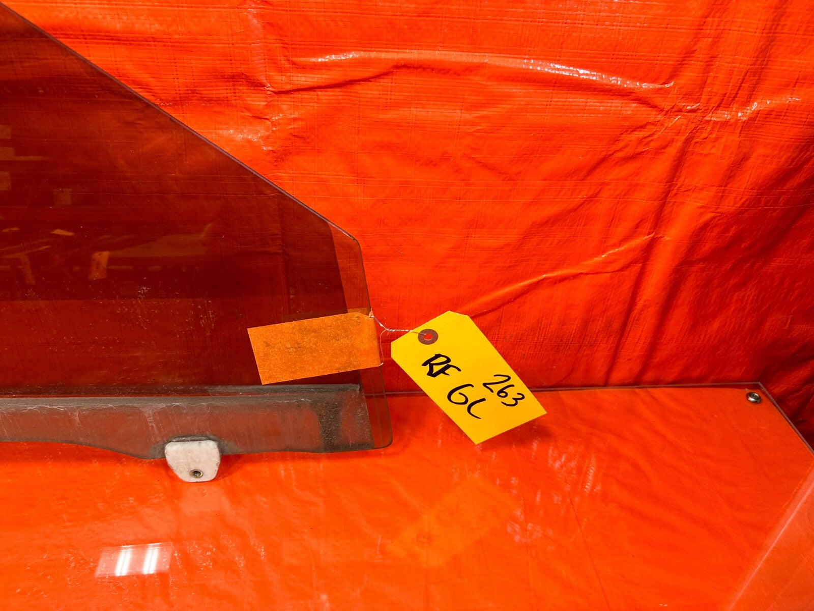 97 01 HONDA PRELUDE   DOOR GLASS WINDOW   PASSENGER RIGHT SIDE   OEM FACTORY 2634