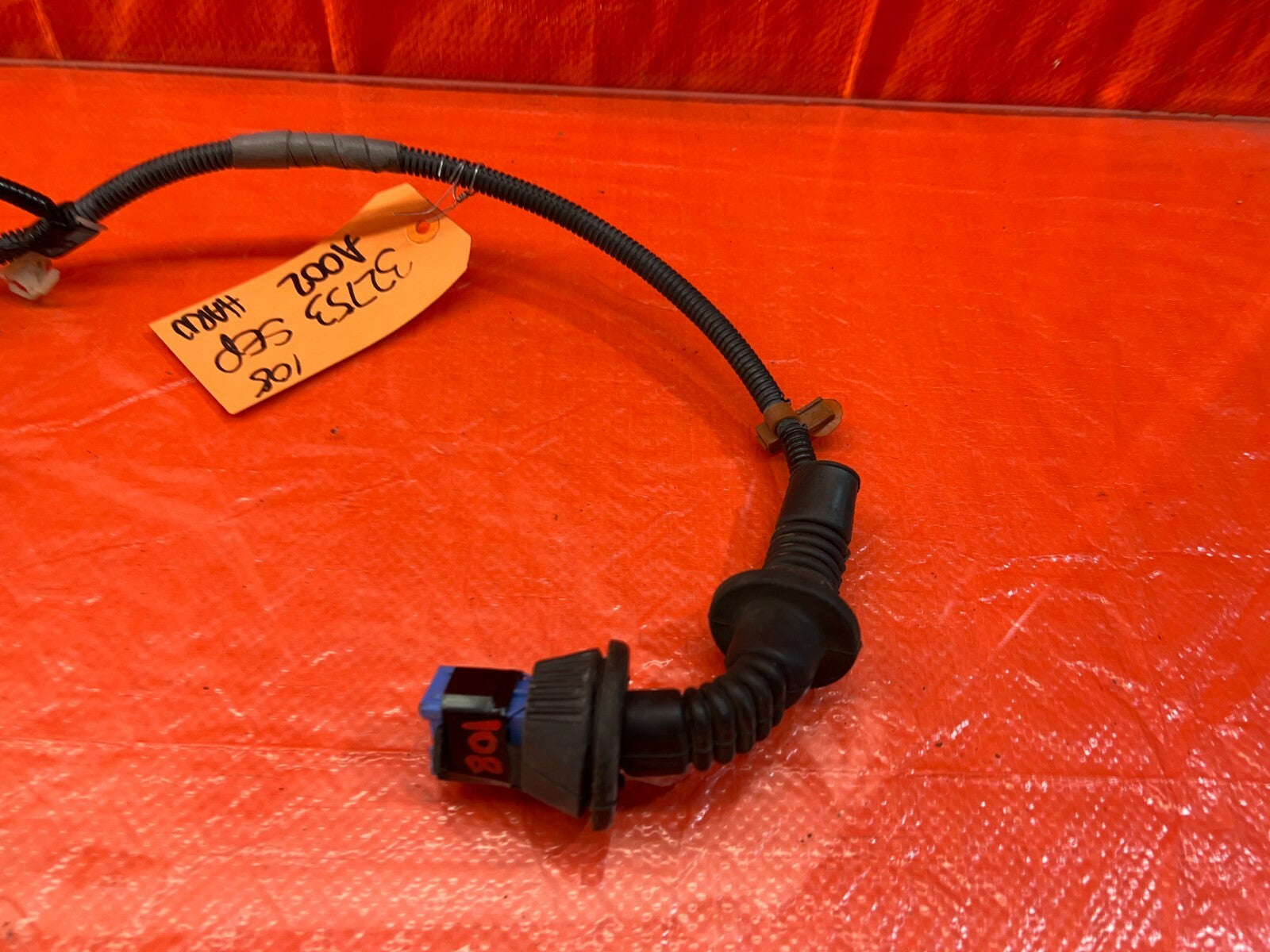 06 08 ACURA TL   DOOR WIRING HARNESS WIRE LOOM   PASSENGER RIGHT REAR   OEM #1084