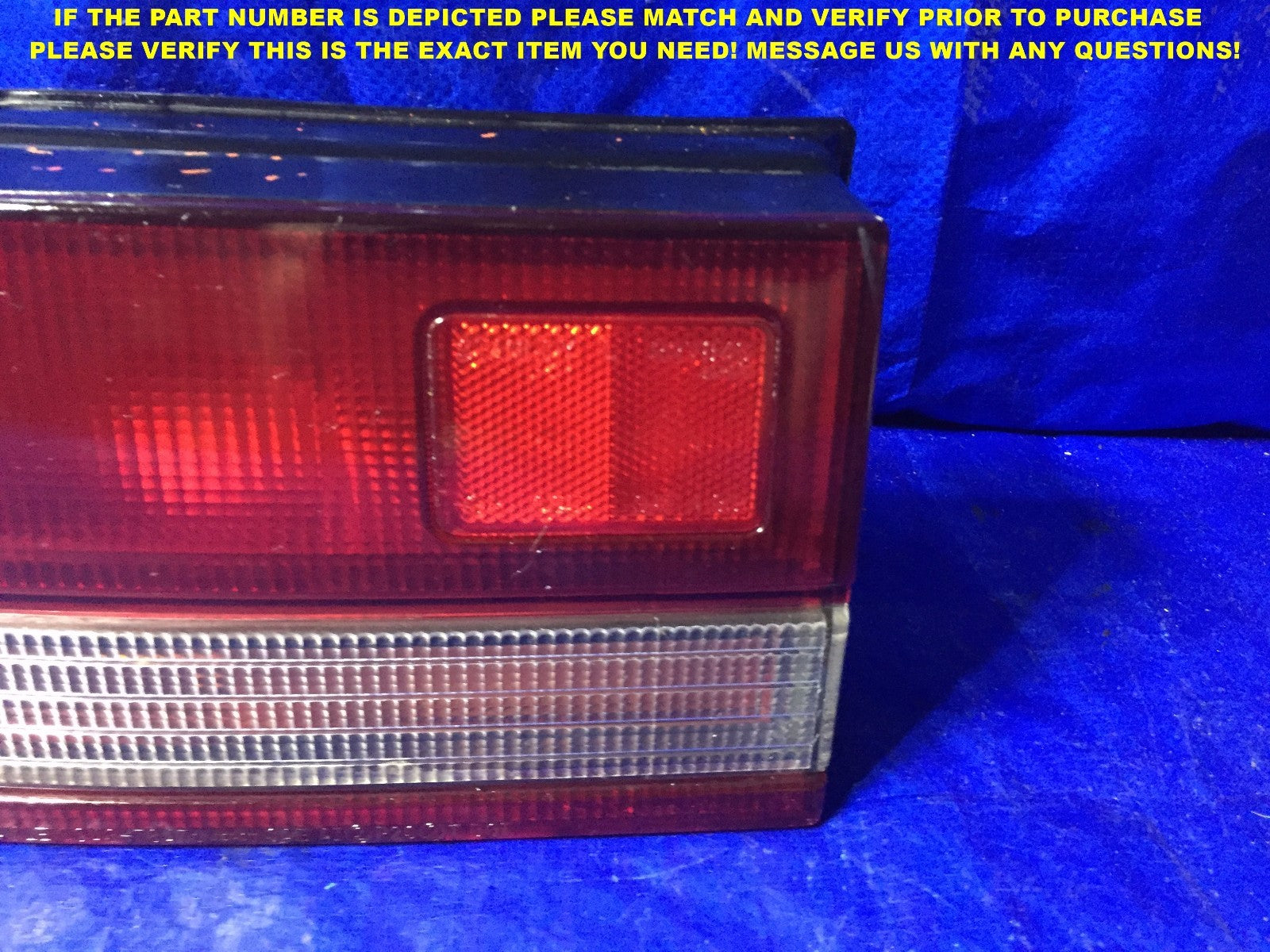 OEM 1988 1989 MAZDA 626 DRIVER LEFT TAIL LIGHT L LH 043 7846 88 89 L LH1