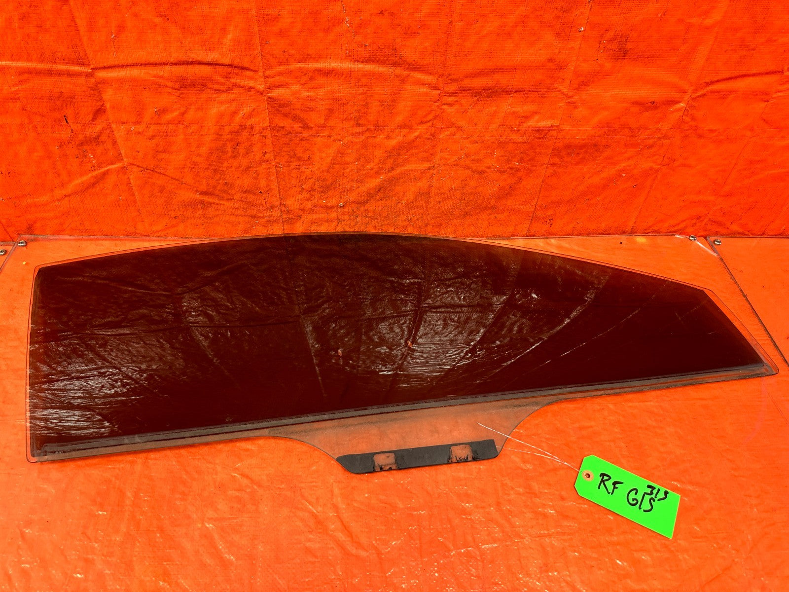 02 06 ACURA RSX   TYPE  S & BASE  PASSENGER RIGHT DOOR GLASS WINDOW   OEM #3150