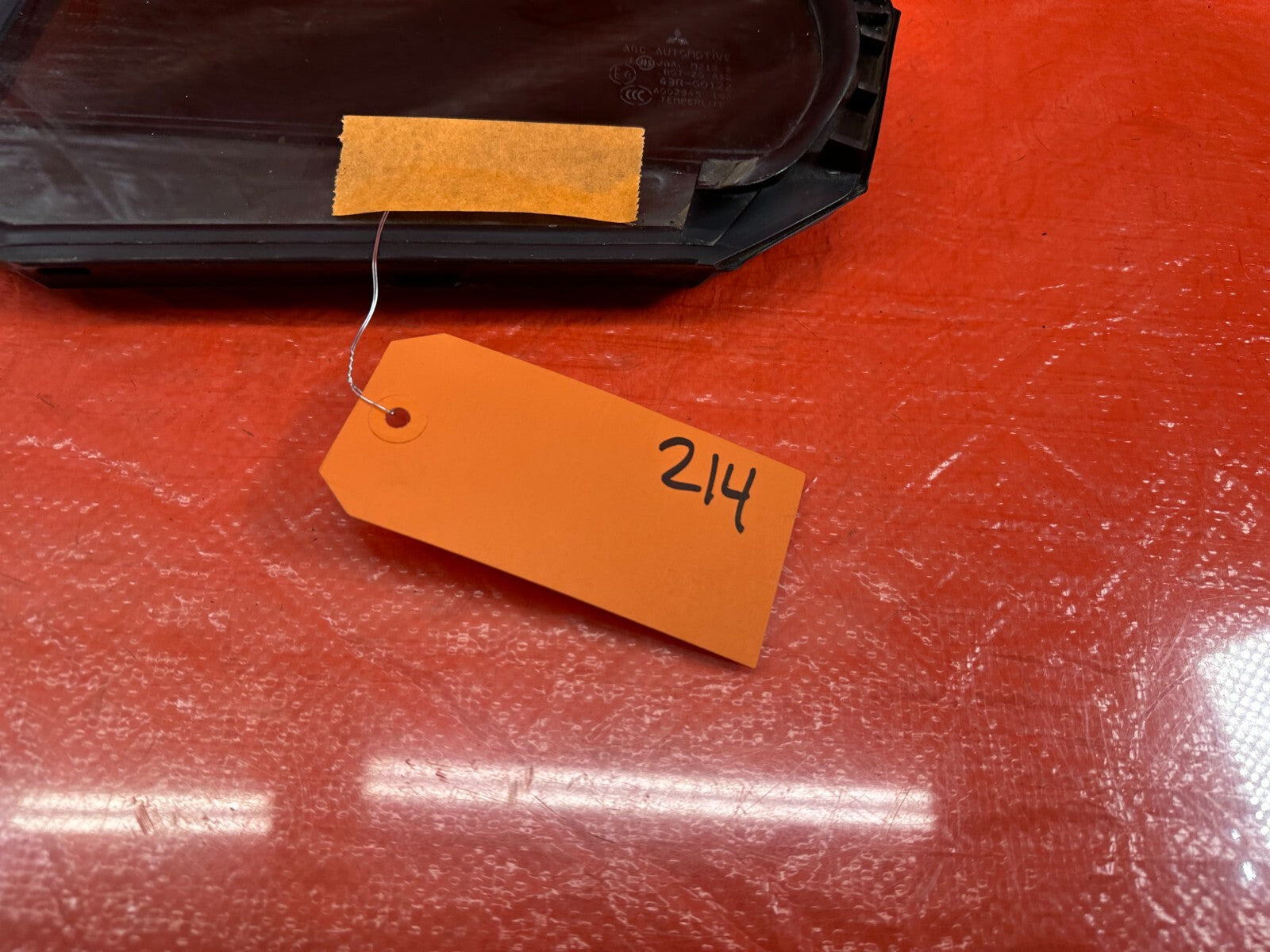 08 15 LANCER EVOLUTION X EVO 10   DRIVER LEFT REAR 1/4 QUARTER GLASS WINDOW #2144