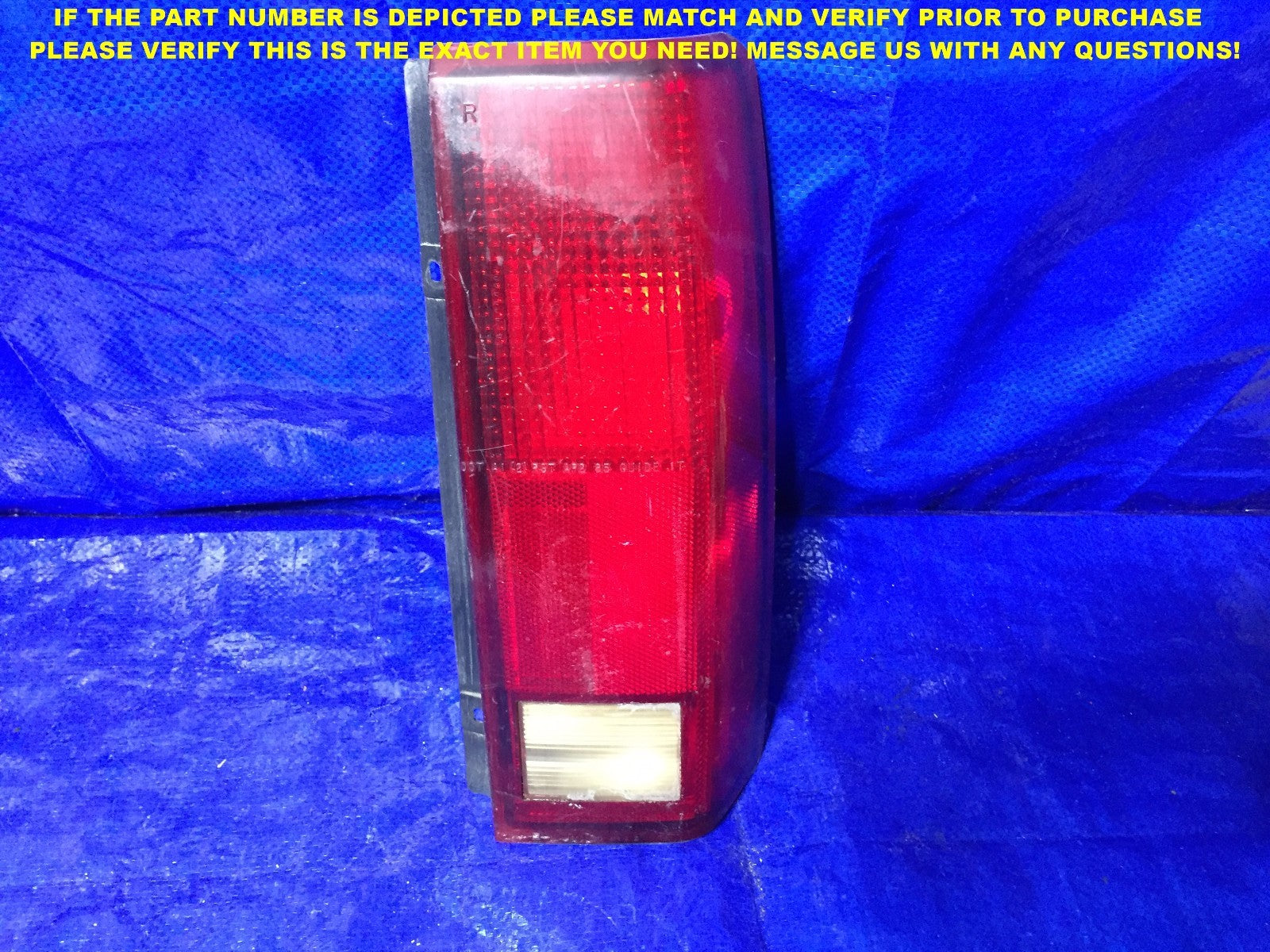 OEM 1985   2005 CHEVROLET CHEVY ASTROVAN PASSENGER RIGHT TAIL LIGHT 0