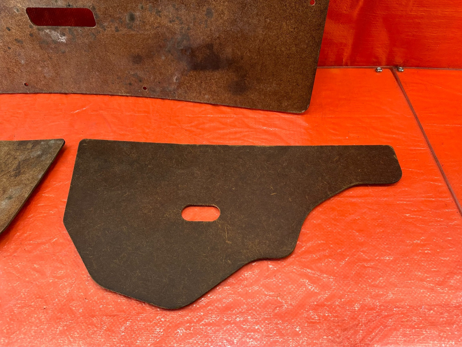 08 15 LANCER EVOLUTION X EVO 10   REAR TRUNK CARDBOARD INSERT SPARE COVER BOARD4