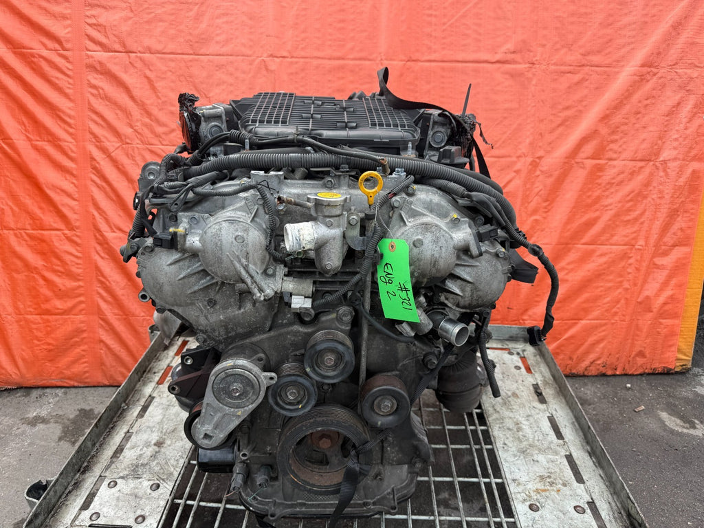09-13 INFINITI G37 VQ37VHR REAR WHEEL DRIVE (RWD) - ENGINE MOTOR LONG BLOCK 51K3