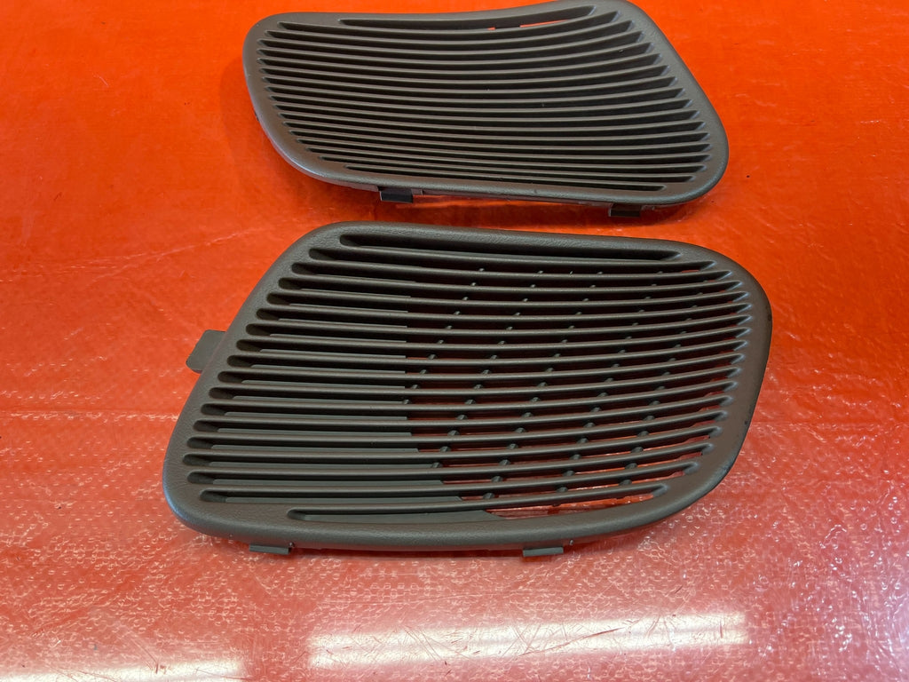 94 01 ACURA INTEGRA 2D REAR SPEAKER COVER TRIM PLASTIC LEFT & RIGHT TAN OEM #1645