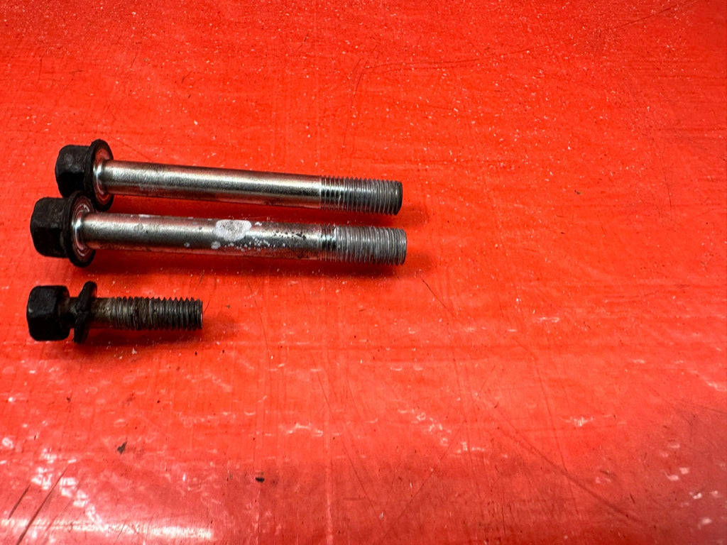 08 15 LANCER EVOLUTION X EVO 10 4B11T POWER STEERING BRACKET BOLTS HARDWARE #2177