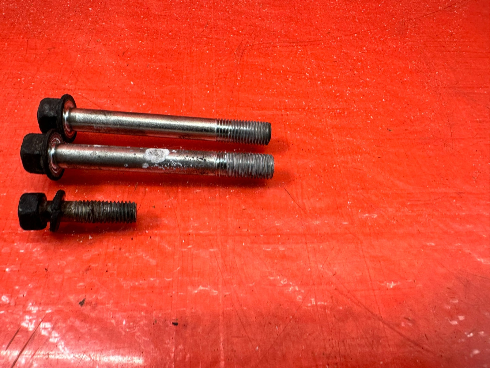 08 15 LANCER EVOLUTION X EVO 10 4B11T POWER STEERING BRACKET BOLTS HARDWARE #2177
