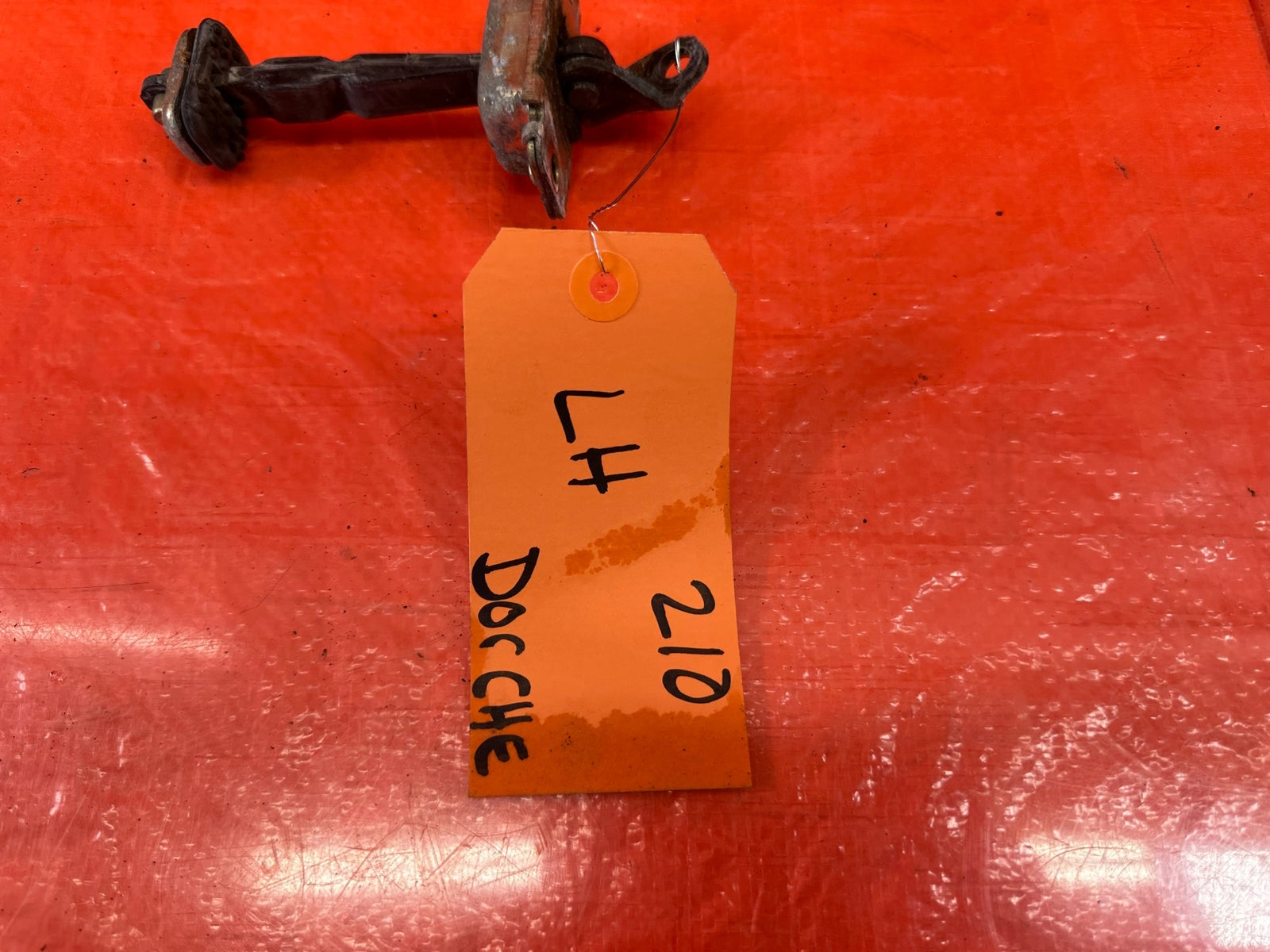 97 01 HONDA PRELUDE   DRIVER LEFT   DOOR CHECKER HINGE ARM STOPPER   OEM #2104