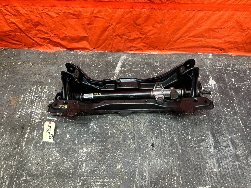 97 01 HONDA PRELUDE 2.2L FRONT SUBFRAME K MEMBER W/ POWER STEERING RACK OEM #3350