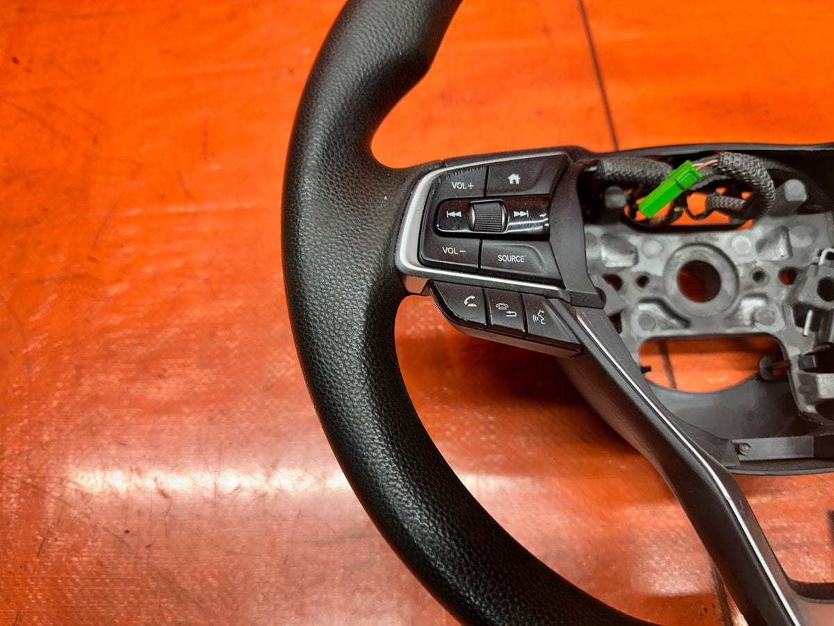 18-22 HONDA ACCORD LEATHER STEERING WHEEL ASSEMBLY W/ SWITCHES OEM #18ACC9