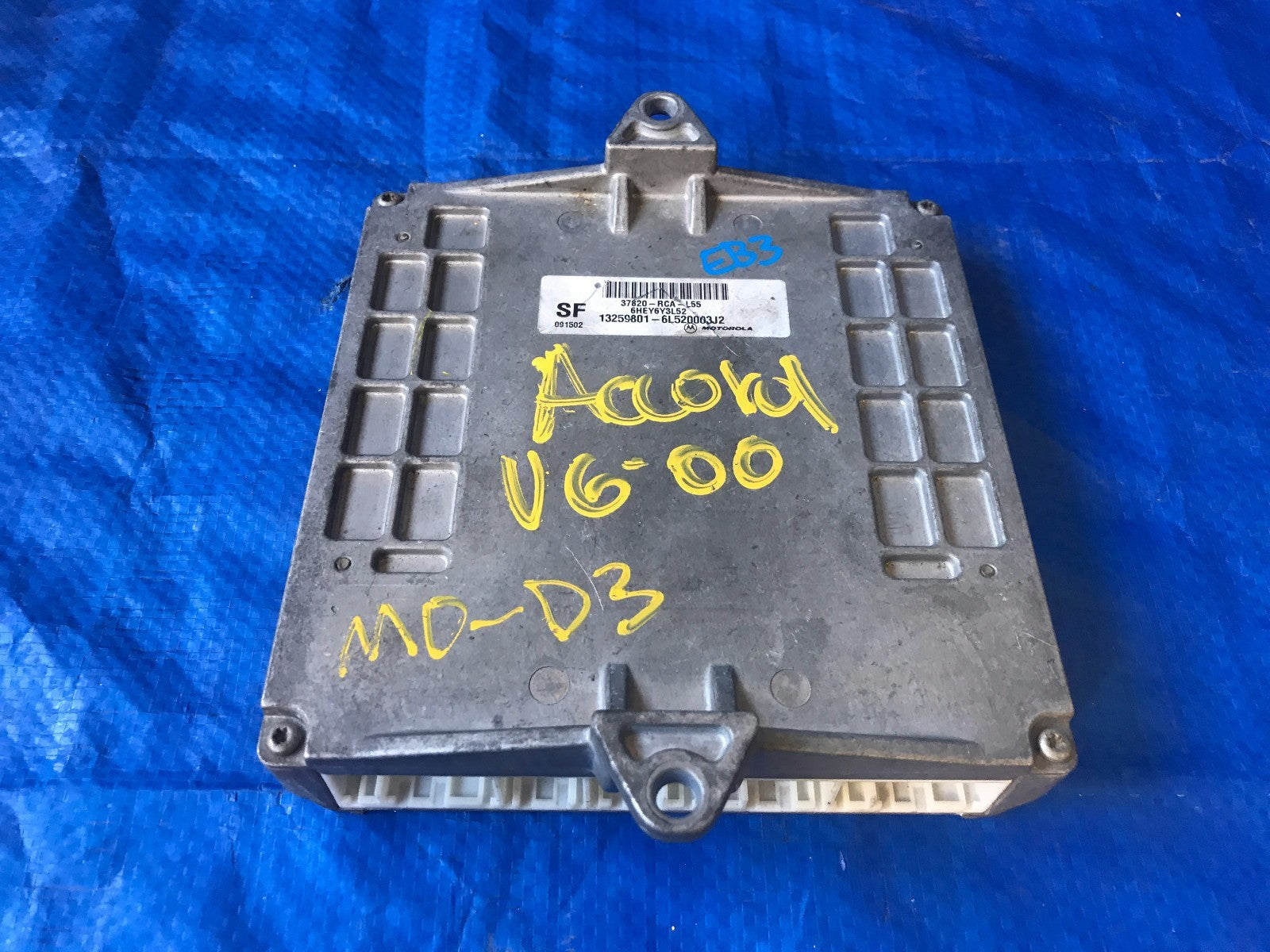 OEM 2003 03 HONDA ACCORD ENGINE COMPUTER ECU ECM EBX 37820 RCA L550