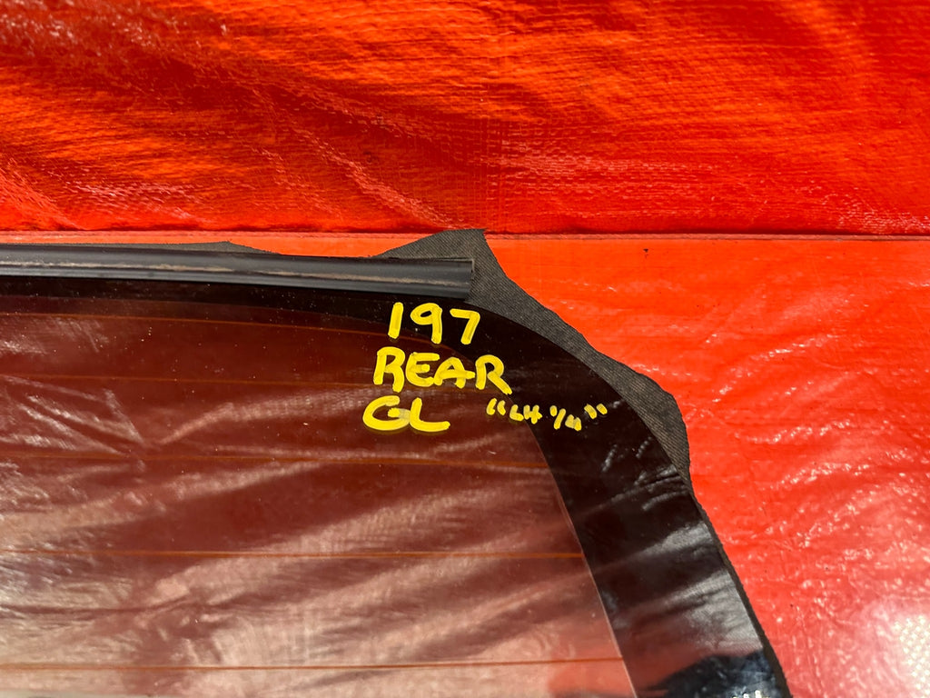 02 09 HONDA S2000   REAR SOFT TOP GLASS WINDOW W/ HONDA LOGO   OEM FACTORY #1974