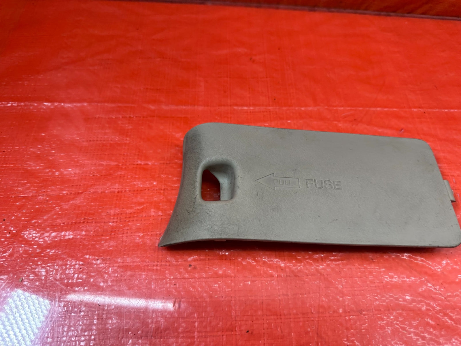04 08 ACURA TSX   DRIVER LEFT KICK PANEL FUSE BOX DIAGRAM TAN   OEM #1966