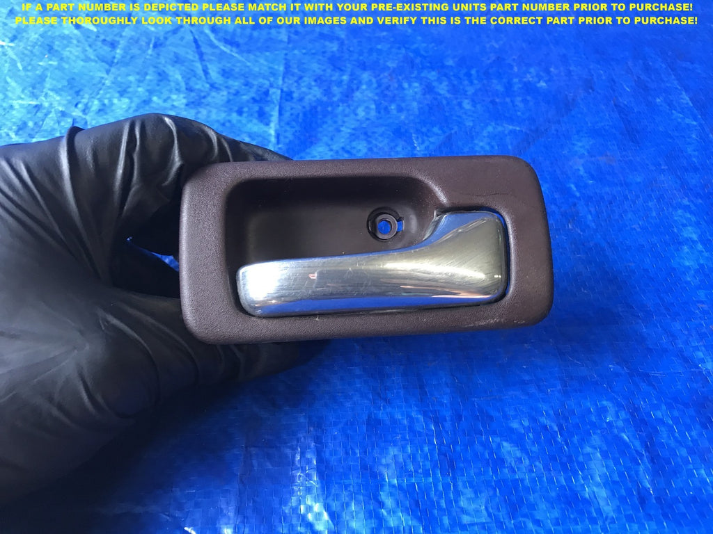 OEM 1990 1991 1992 HONDA ACCORD SEDAN PASSENGER REAR RIGHT INTERIOR DOOR HANDLE 0