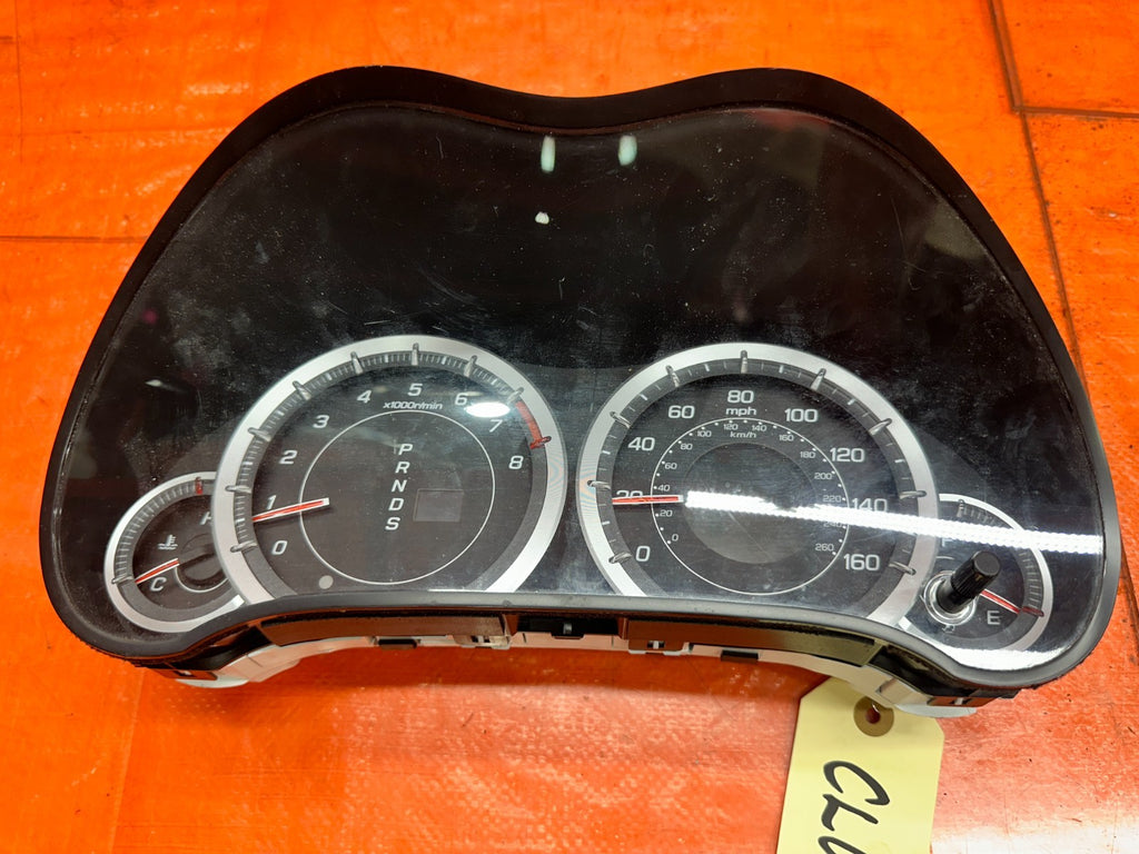 09-14 ACURA TSX 2.4L SPEEDOMETER TACHOMETER INSTRUMENT GAUGE CLUSTER OEM #32110