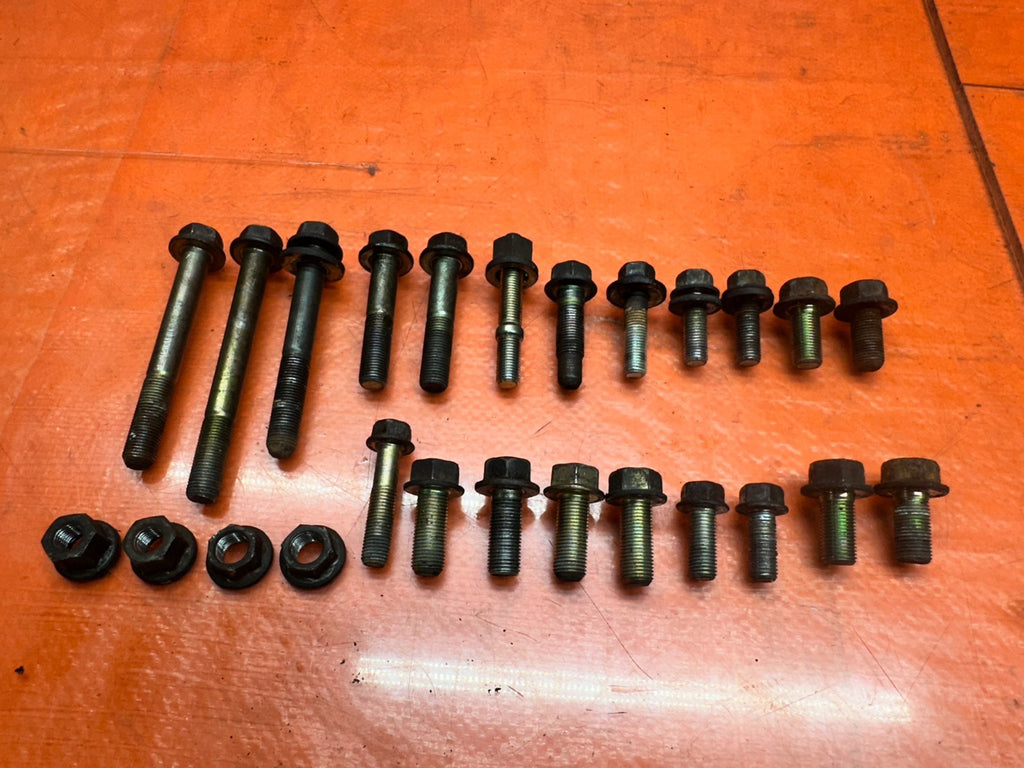 97 01 HONDA PRELUDE 2.2L H22A COMPLETE ENGINE MOTOR MOUNTS BOLT HARDWARE OEM 3354