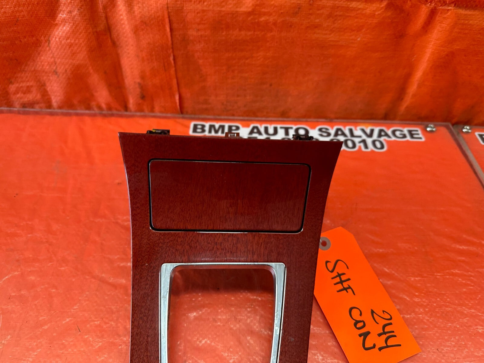 07 09 LEXUS ES350   SHIFTER CENTER CONSOLE TRIM BEZEL   OEM FACTORY #2448