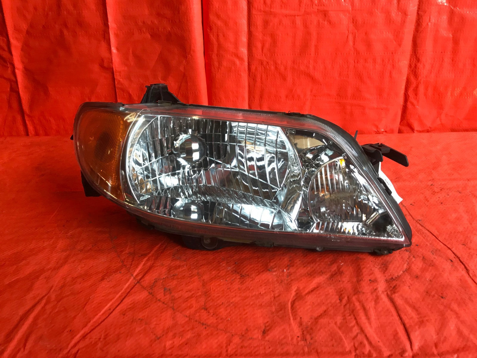 EAGLE EYES BRAND   2003 03 MAZDA PROTEGE CHROME PASSENGER RIGHT HEADLIGHT R RH0