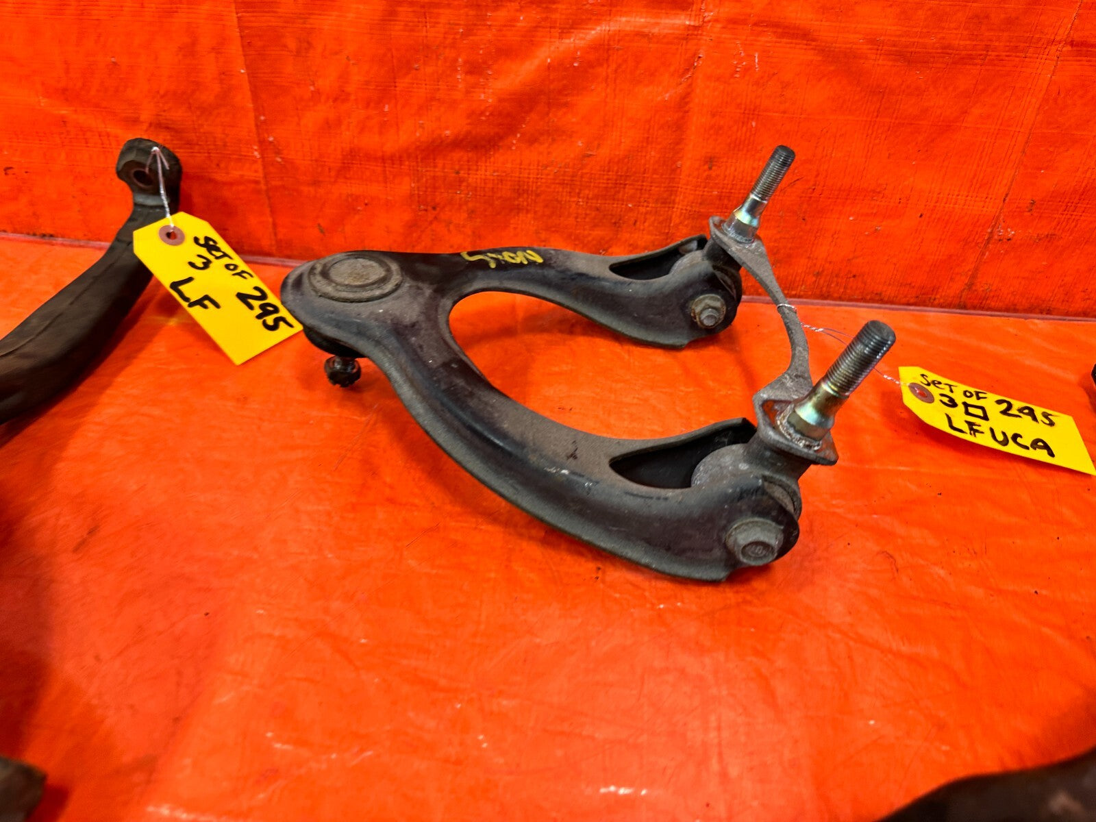 93 97 HONDA DEL SOL S & SI DRIVER LEFT FRONT SPINDLE KNUCKLE HUB & ARMS OEM #2955