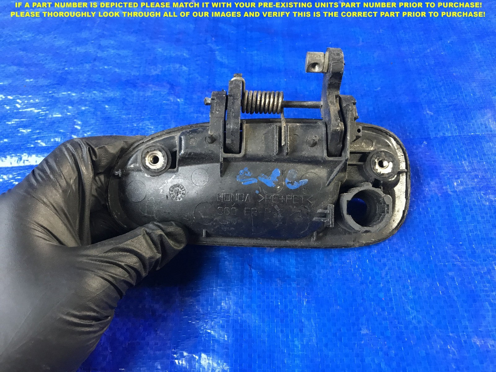 OEM 1999 99 2000 00 HONDA CIVIC PASSENGER RIGHT FRONT EXTERIOR DOOR HANDLE 1