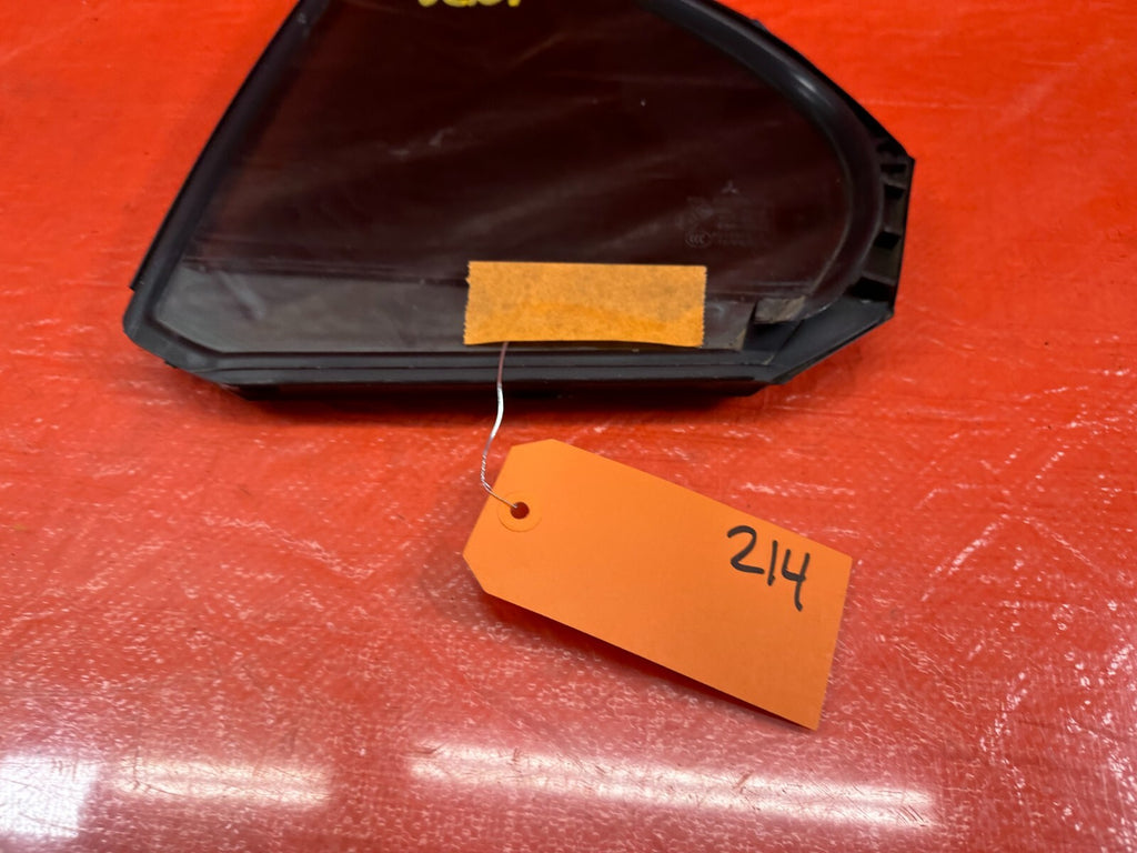 08 15 LANCER EVOLUTION X EVO 10   DRIVER LEFT REAR 1/4 QUARTER GLASS WINDOW #2145