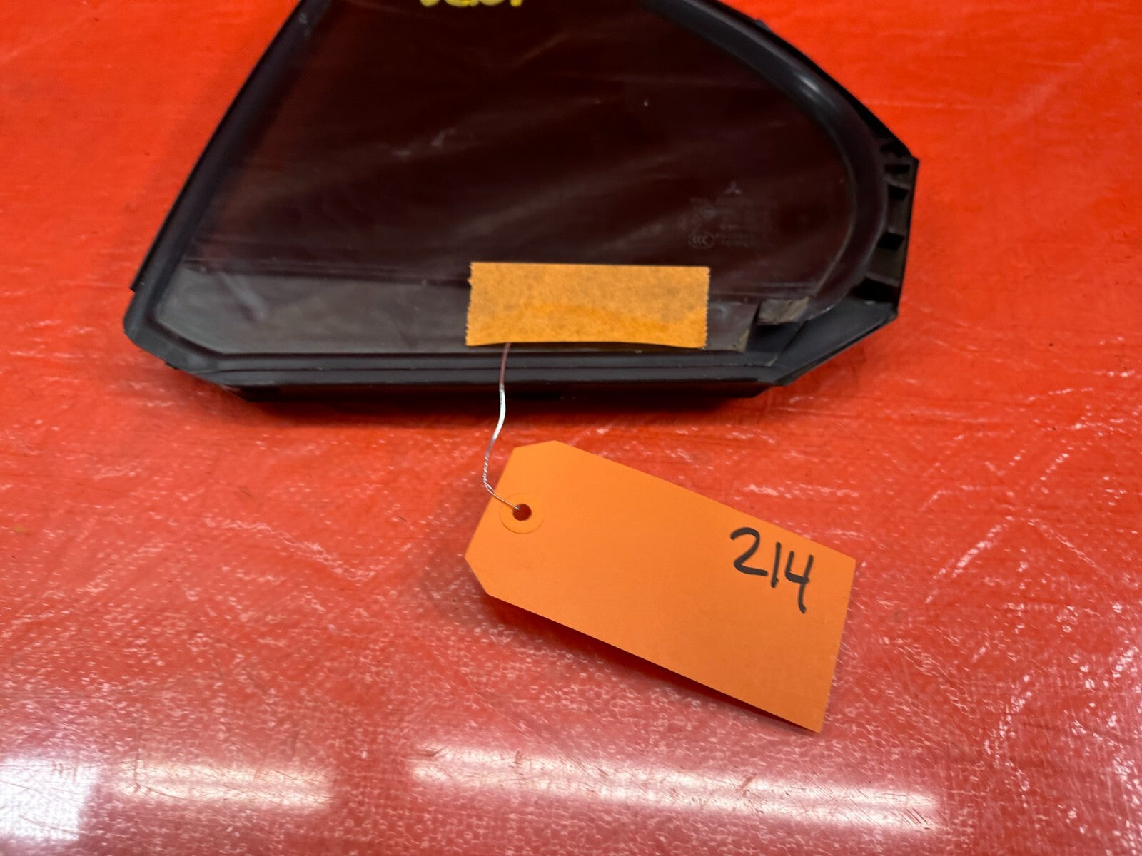 08 15 LANCER EVOLUTION X EVO 10   DRIVER LEFT REAR 1/4 QUARTER GLASS WINDOW #2145