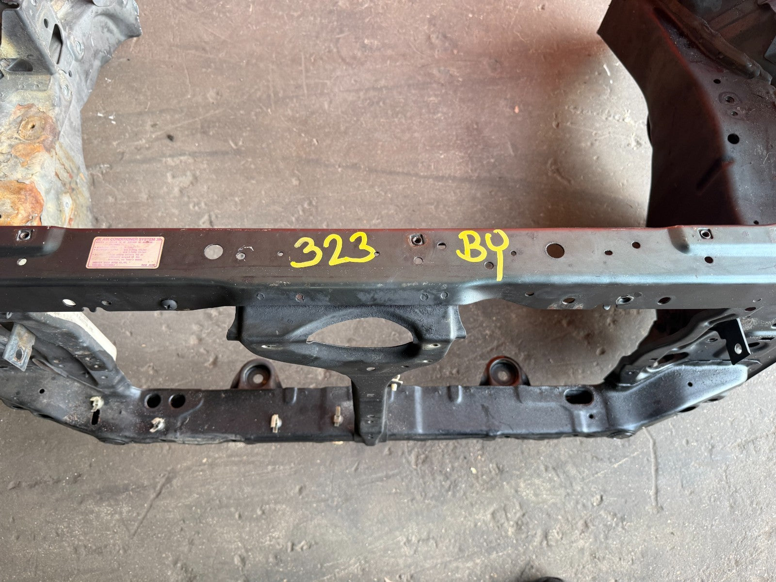 97 01 HONDA PRELUDE   RADIATOR SUPPORT CUT FRONT BULKHEAD   OEM FACTORY #32314
