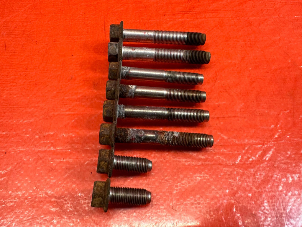 09 12 LANCER EVOLUTION X EVO 10   REAR SUB FRAME CROSS MEMBER BOLTS HARDWARE 2145