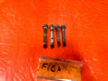 09 14 ACURA TSX   LEFT &  RIGHT FRONT LOWER CONTROL ARM BOLTS HARDWARE OEM #2790