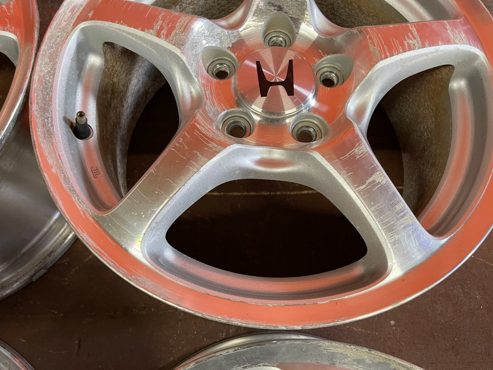 00 03 HONDA S2000 AP1   GENUINE FACTORY WHEEL SET   WHEELS RIMS   FRONT REAR OEM5