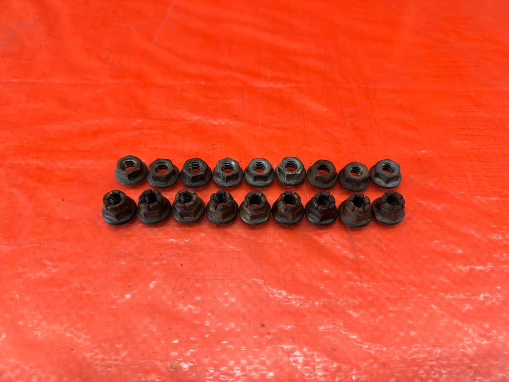 99 00 HONDA CIVIC SI B16A2 FACTORY INTAKE & EXHAUST MANIFOLD HARDWARE BOLTS #2210