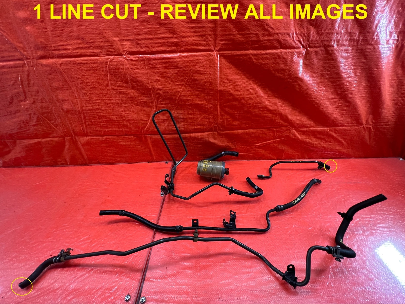 04 05 ACURA TSX   POWER STEERING TANK RESERVOIR W/ HARD & SOFT LINES   OEM #2090