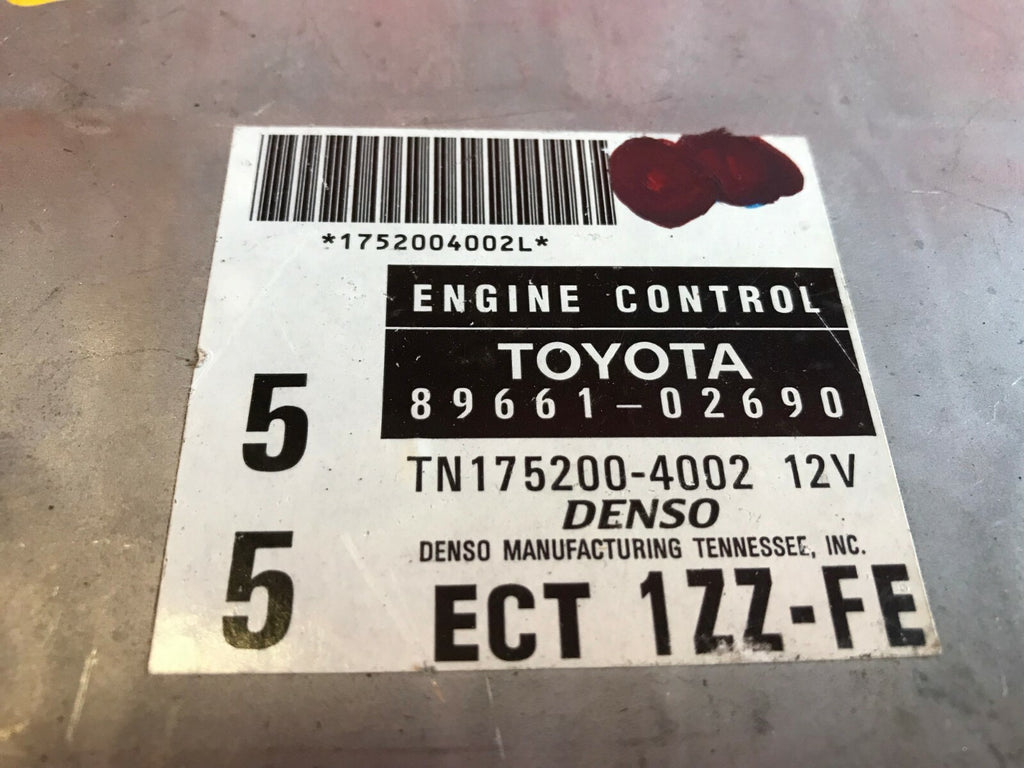 OEM 2000 00 TOYOTA COROLLA ENGINE COMPUTER   ECU ECM EBX BRAIN 89661 026902