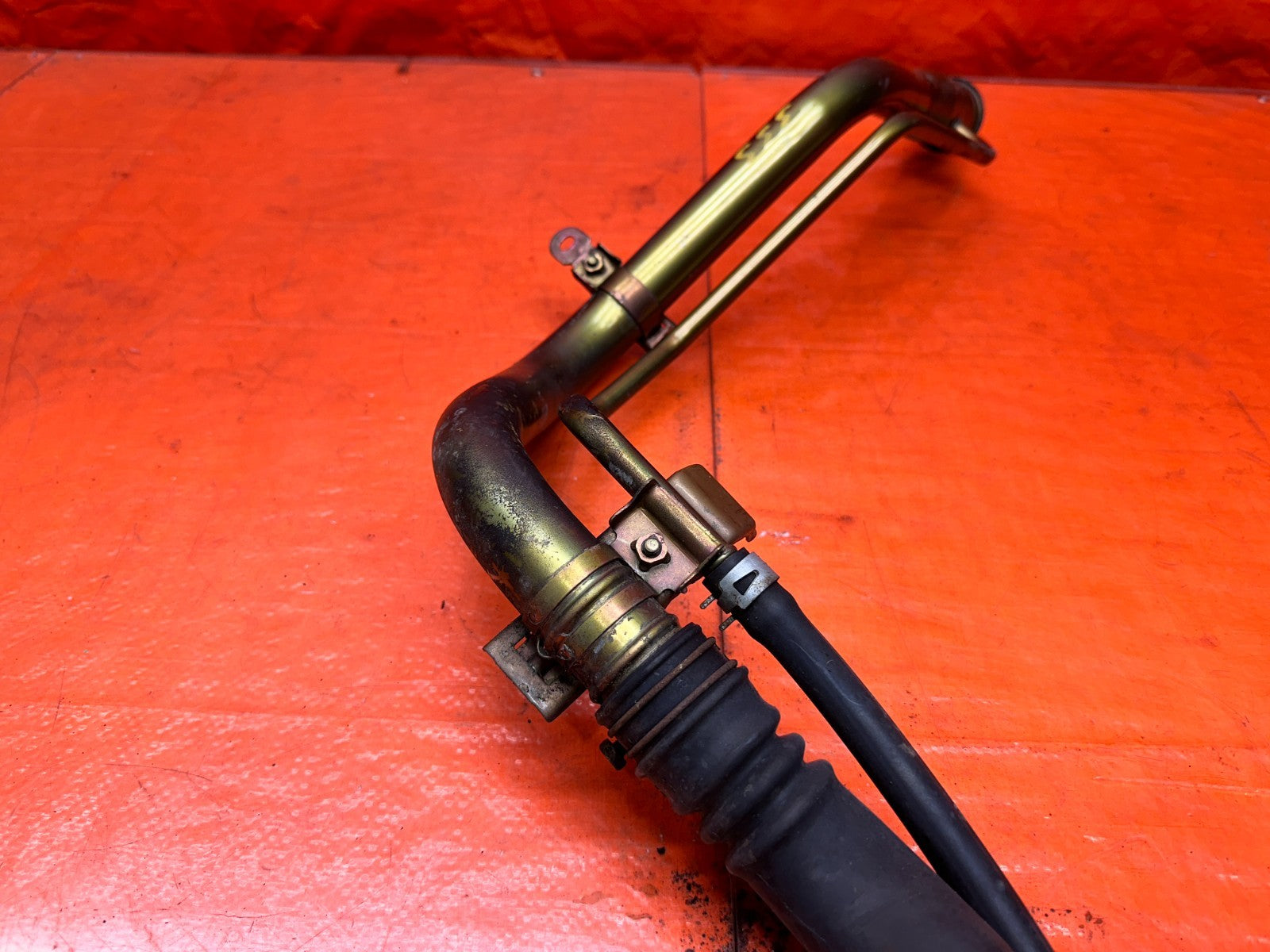 92 95 HONDA CIVIC 1.6L   FUEL GAS TANK FILLER NECK PIPE W/ HOSE   OEM #3335