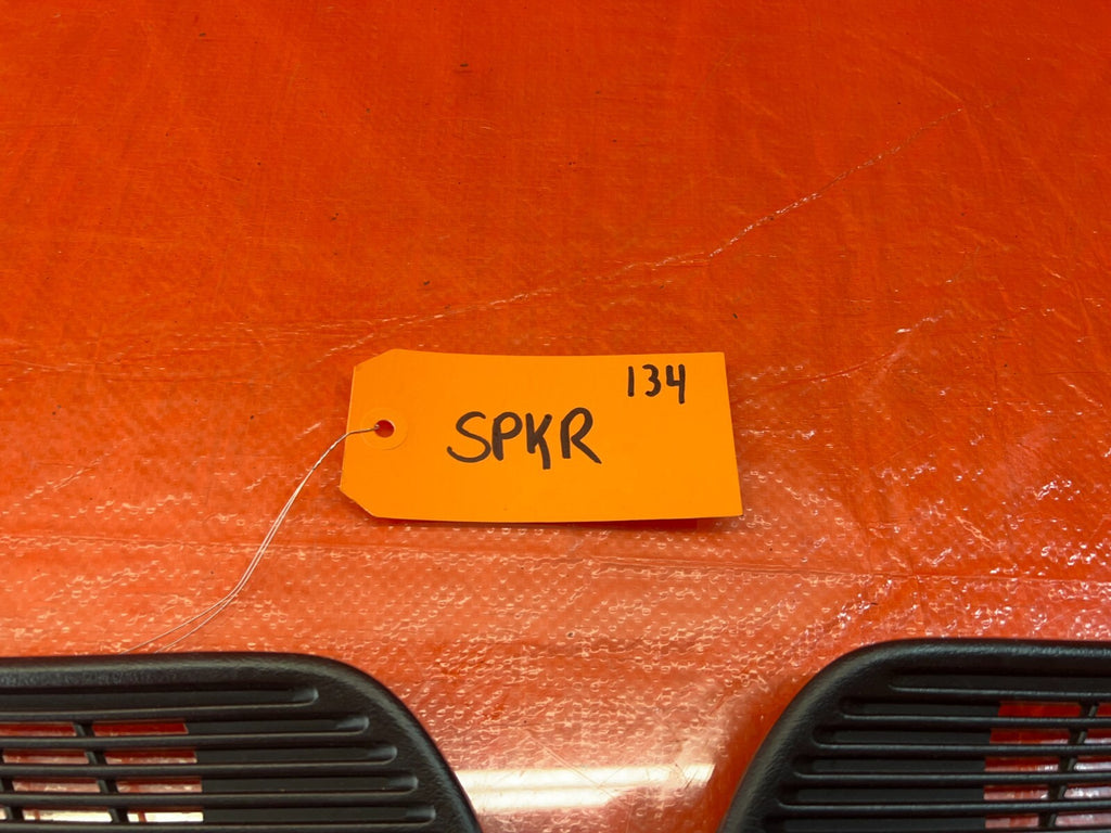 94 01 ACURA INTEGRA 2D REAR SPEAKER COVER TRIM PLASTIC LEFT  RIGHT BLACK OEM 1347